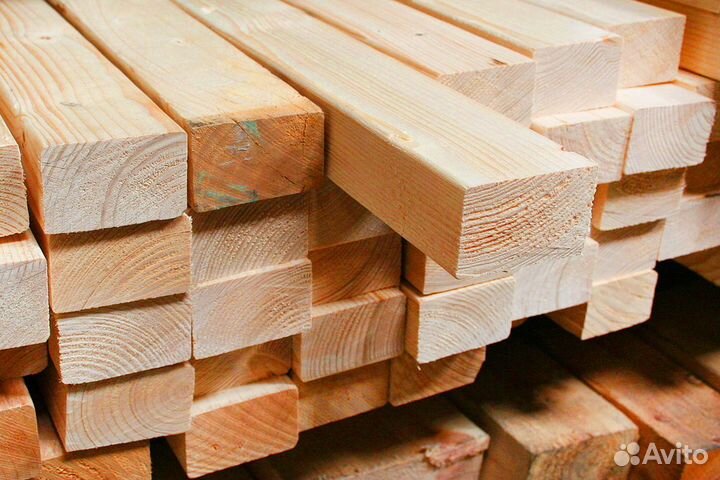 Брус от производителя строганный, лиственница, сух