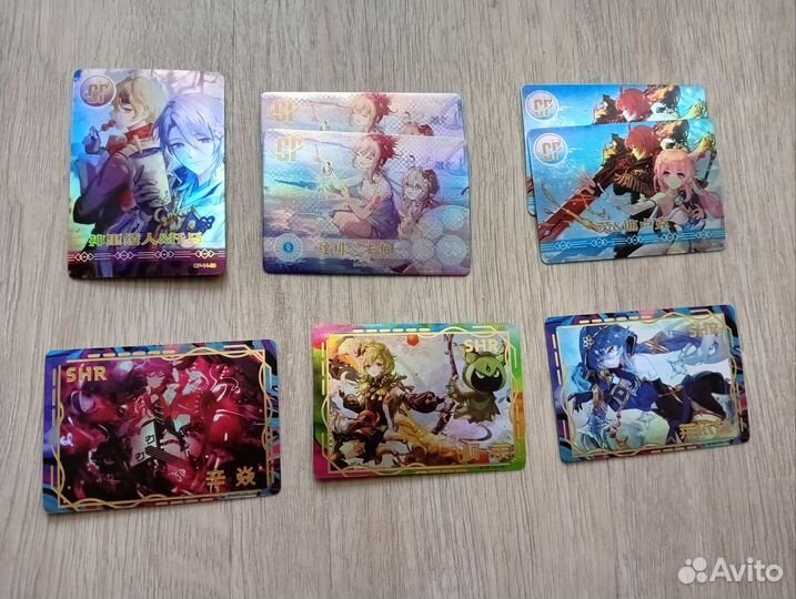 Коллекционные карточки Genshin Impact