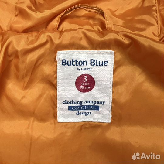 Куртка Button Blue 98 утепленная демисезонная