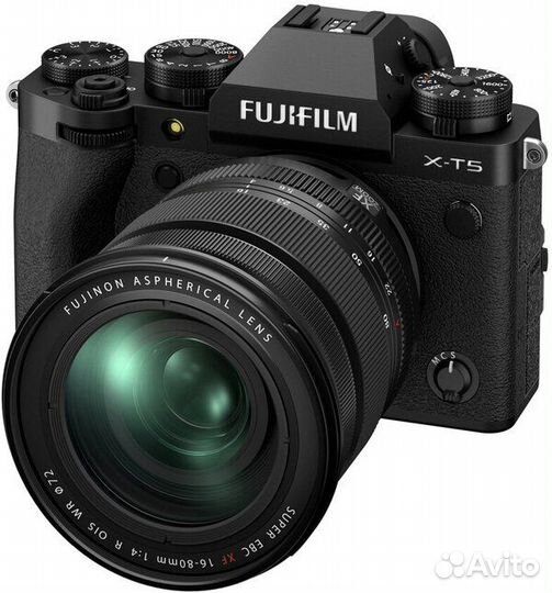 FujiFilm X-T5 Kit XF 16-80mm F4 R OIS WR Black