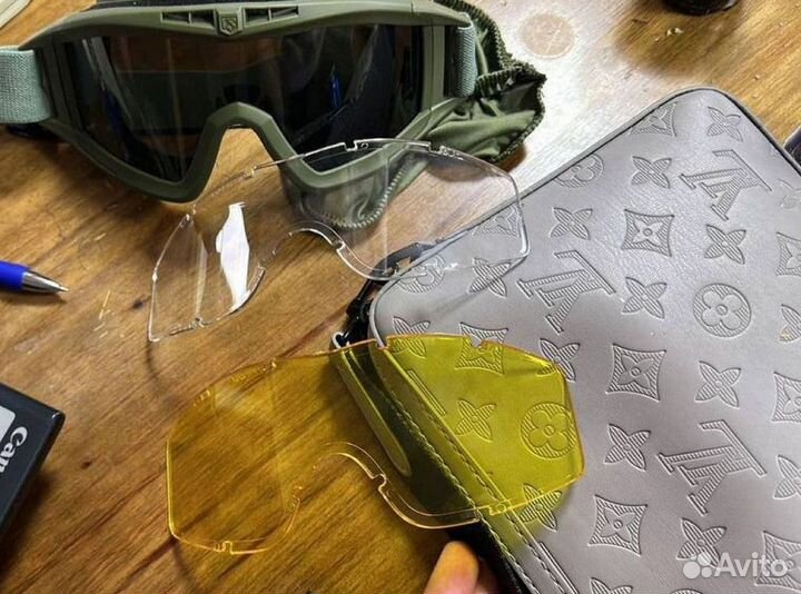 Тактические очки / Защитные / 3 линзы