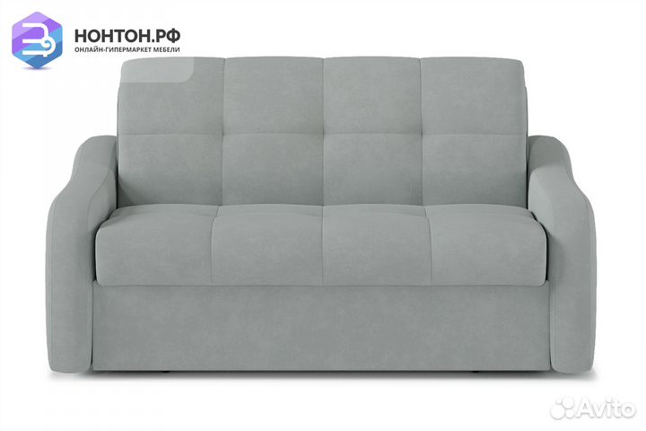 Диван аккордеон Лидер светло-серый