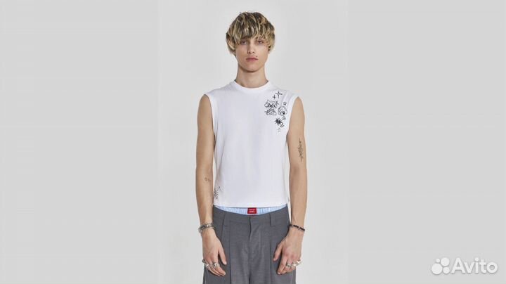 Майка Jaded London Stars and Spikes Tank