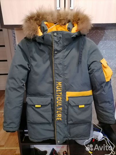 Куртка зима на мальчика 134