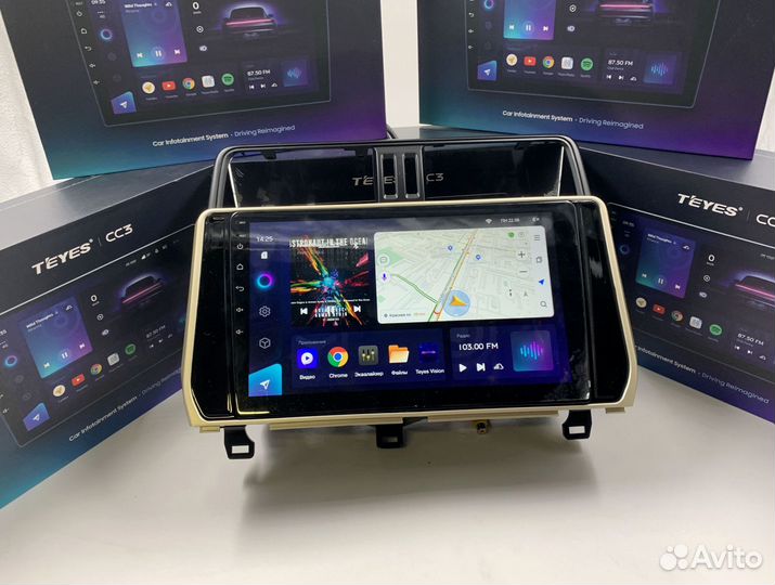 Teyes CC3 4/64 для Toyota Prado 150 2-рест