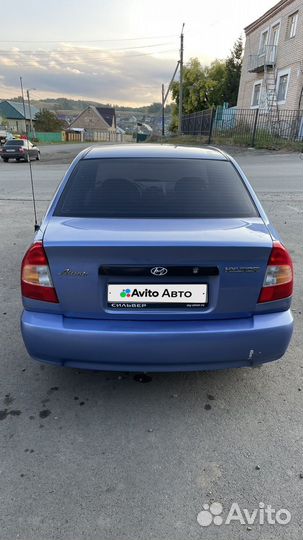 Hyundai Accent 1.5 МТ, 2004, 222 106 км