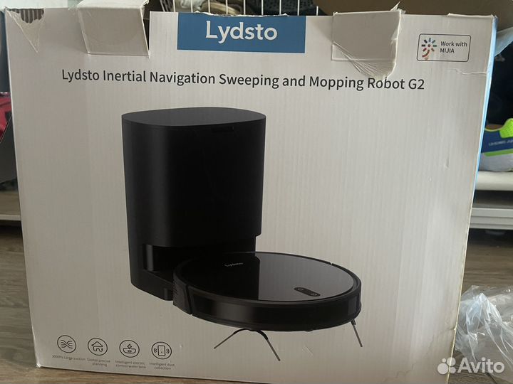 Робот пылесос моющий Lydsto,станцией самоочистки
