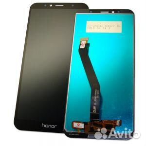 Дисплей Модуль Huawei Honor 7C Черный Белый