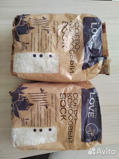 Воск Айвори для контейнерных свечей