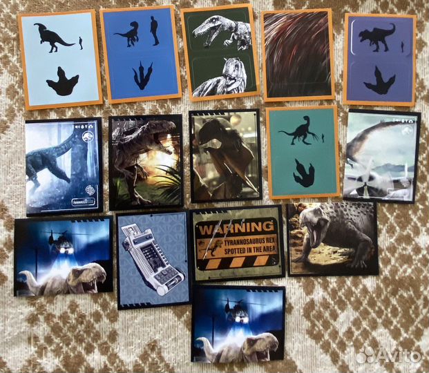 Наклейки jurassic world panini