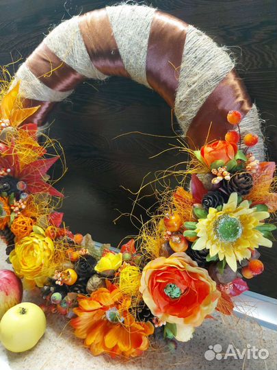 Интерьерное украшение Венок Осенний