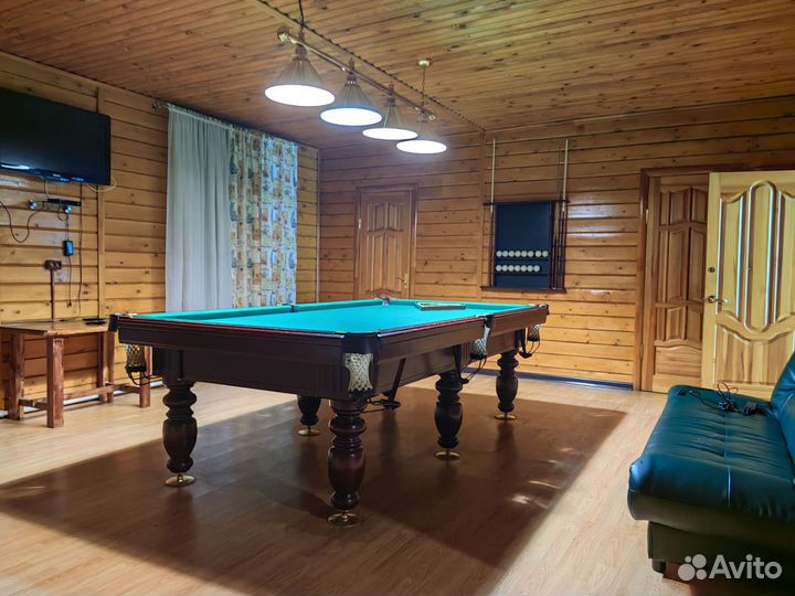 Сауна, баня, беседки, бильярд, дом на сутки