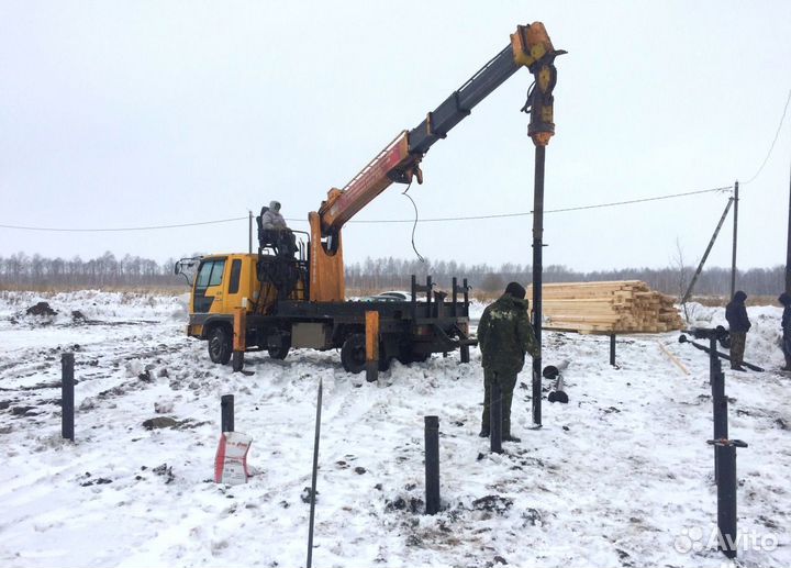 Винтовые сваи / Свайный фундамент под ключ