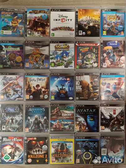 Диски Sony PS3 игры