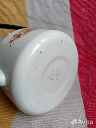 Чайник эмалированный бу 2 литра