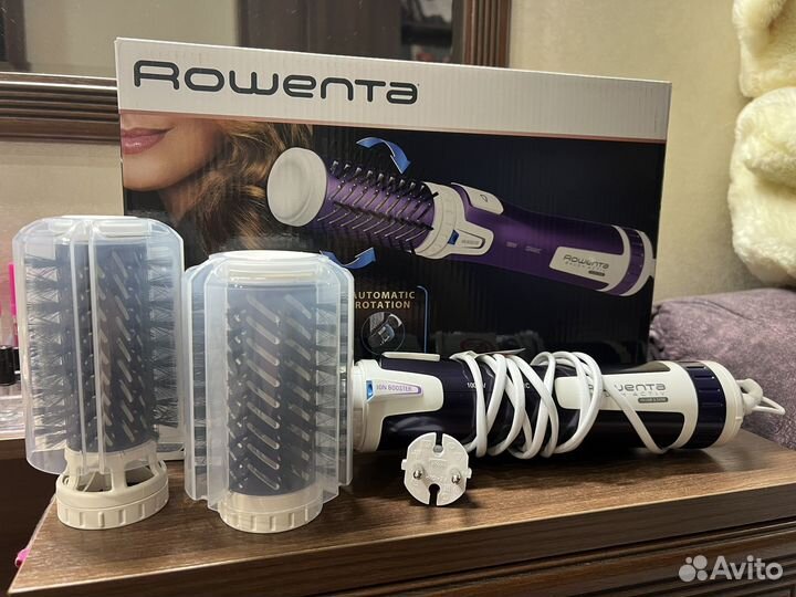 Фен щетка rowenta