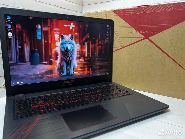 Игровой ноутубк Asus Core i5/12GB DDR4/GTX 1050