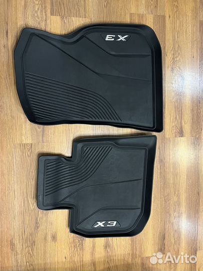 Коврики резиновые на BMW X 3 оригинал