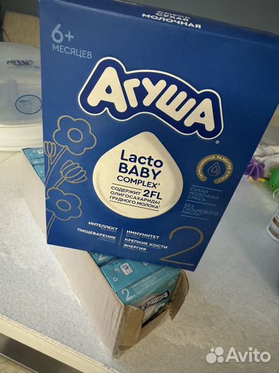 Кисломолочная смесь агуша 2