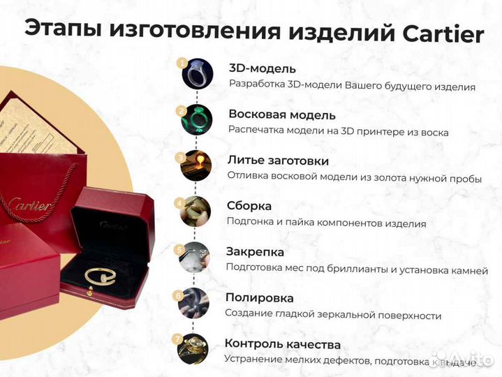 Серьги Ecrou de Cartier