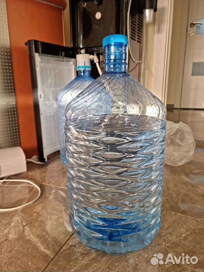 Бутыль для воды, 18.9 л, с крышками