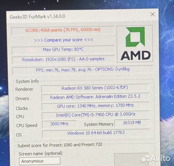 Новая видеокарта RX580 на 8gb/Проверка/Гарантия