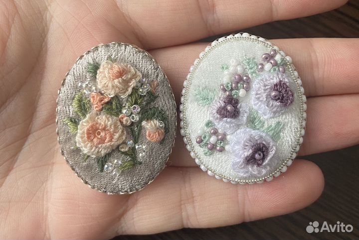 Изготовление винтажных брошей