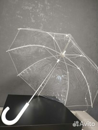 Зонт прозрачный