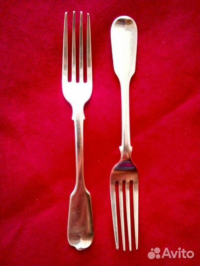 Набор вилок серебро