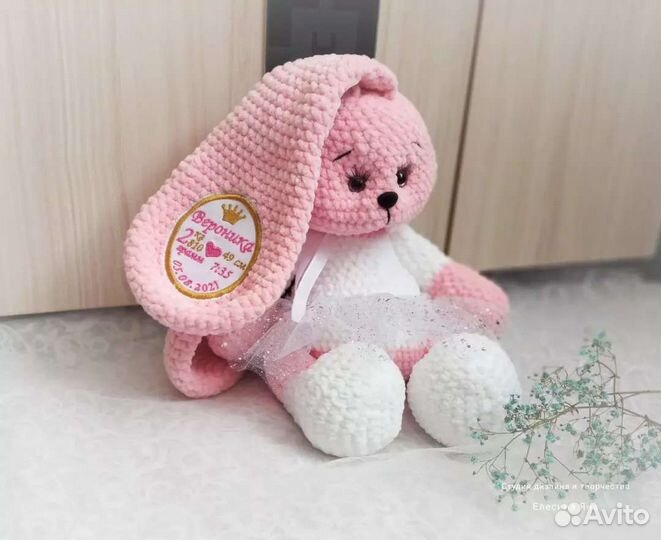 Зайка ручная работа