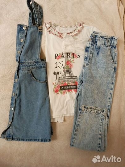 Вещи пакетом для девочки 134 - 146