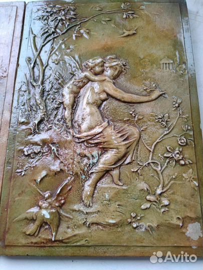 Гипсовое панно барельеф
