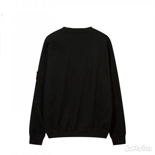 Stone island свитшот Чёрный