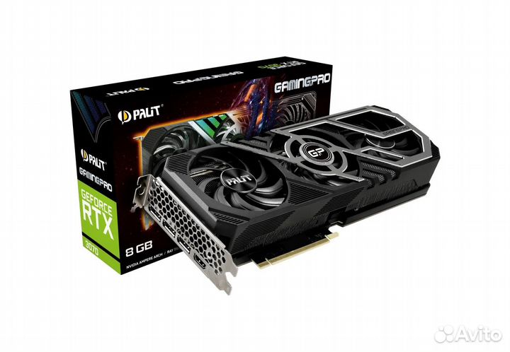 Видеокарта Palit GeForce RTX 3070 GamingPro