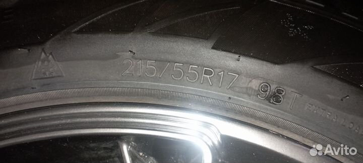 Зимние колеса с дисками r17 215 55