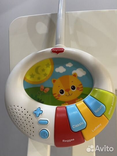 Мобиль tinylove с ночником и музыкальной шкатулкой