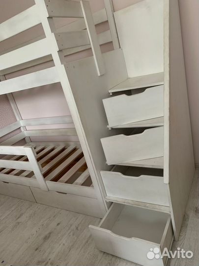 Двухъярусная кровать домик бу