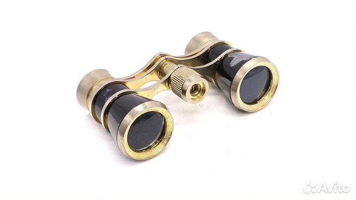 Бинокль театральный золотистый (СССР, 1985)