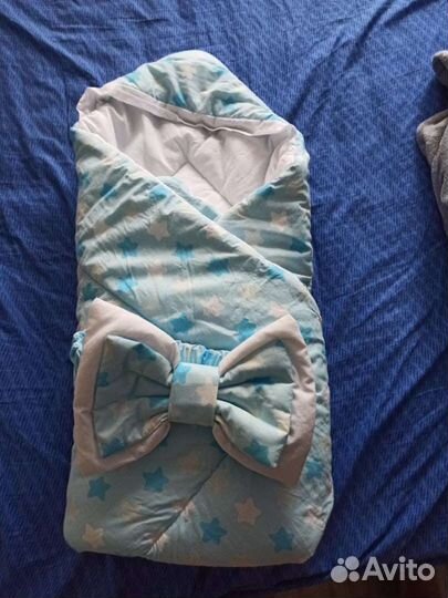 Конверт на выписку для мальчика осень