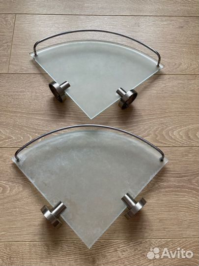 Угловая полка в ванную