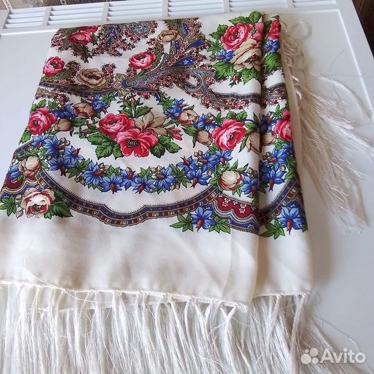 Платок шаль павлопосадский