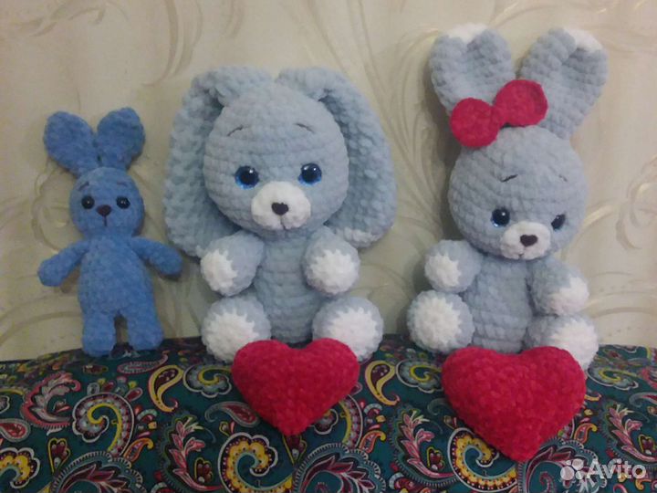 Заяц.Чебурашка.Мягкая игрушка ручная работа