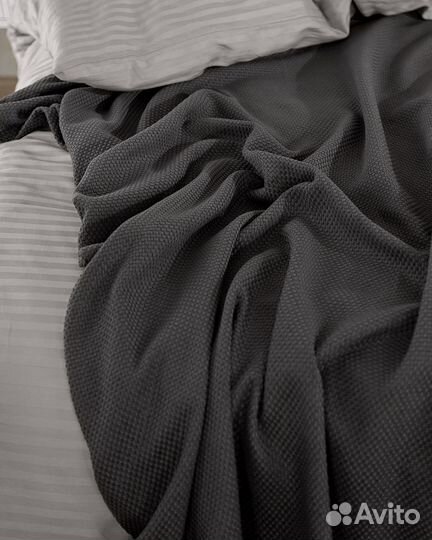 Покрывало-плед ламия эспрессо новое