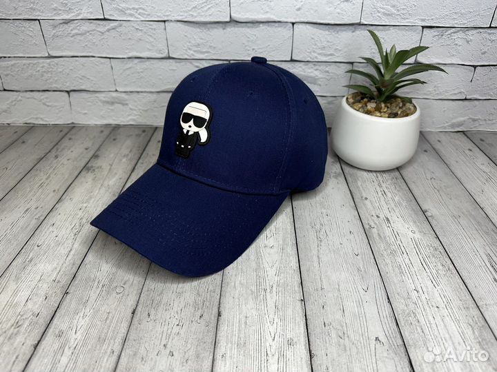 Karl lagerfeld бейсболка (тёмно-синяя)