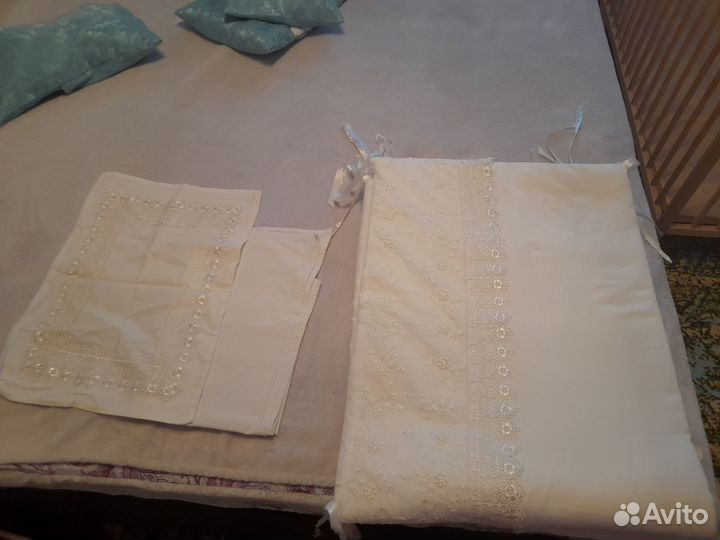 Одеялко(конверт) +бортики+постельное белье