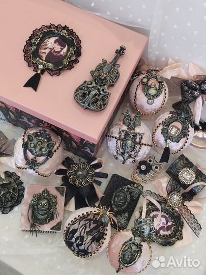 Набор ёлочных игрушек Уенздей