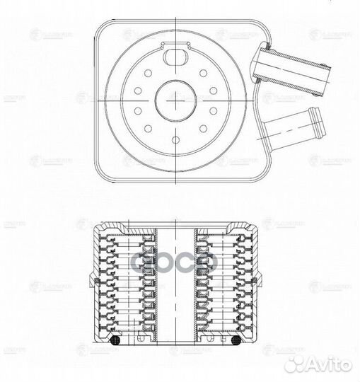 Радиатор масляный LOc 1828 luzar