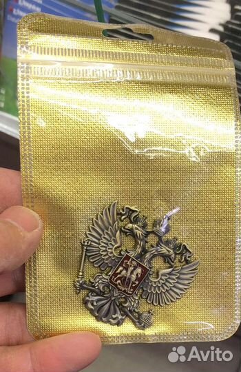 Герб РФ металлический