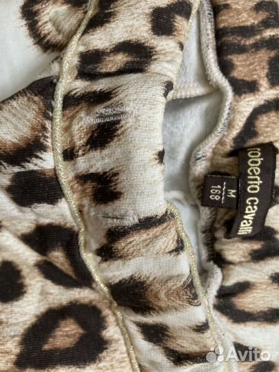 Леопардовые брюки Roberto Cavalli