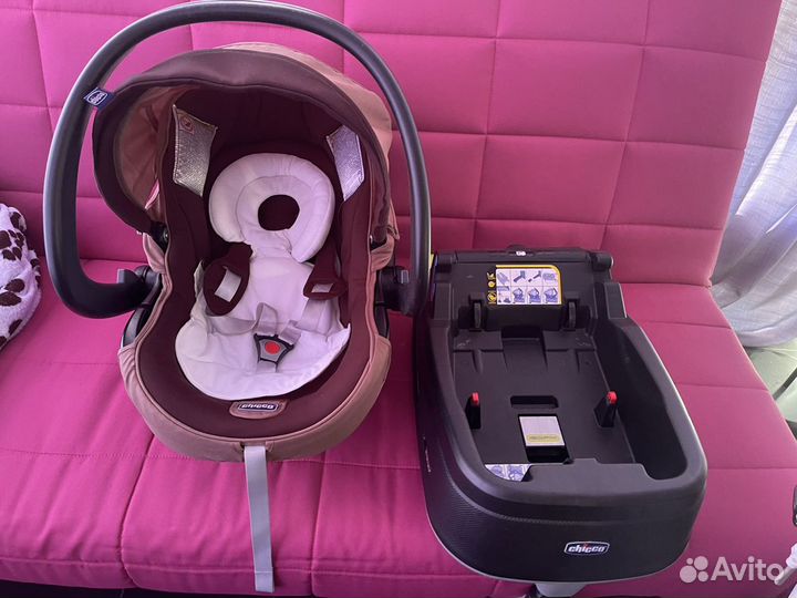 Автомобильное детское кресло с базой isofix от 0